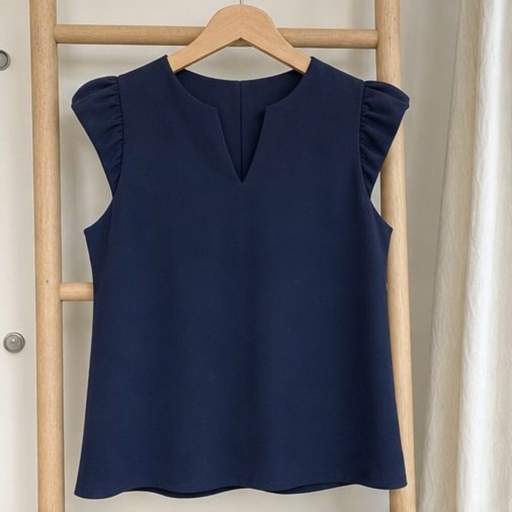 Navy Tunic Blouse
